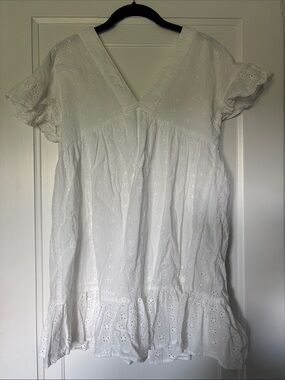 ASOS eyelet mini dress